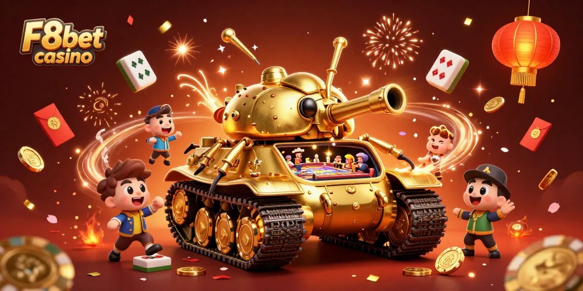 Join F8bet casino for immersive gaming experiences in a vibrant, celebratory atmosphere!
