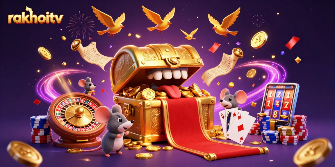 Experience rakhoitv's thrilling online casino vibe filled with treasure and excitement.
