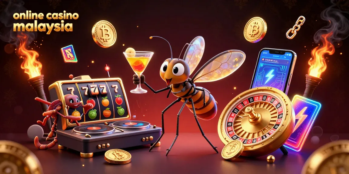 Engage with online casino malaysia's immersive experience featuring playful cartoon elements and vibrant game symbols.