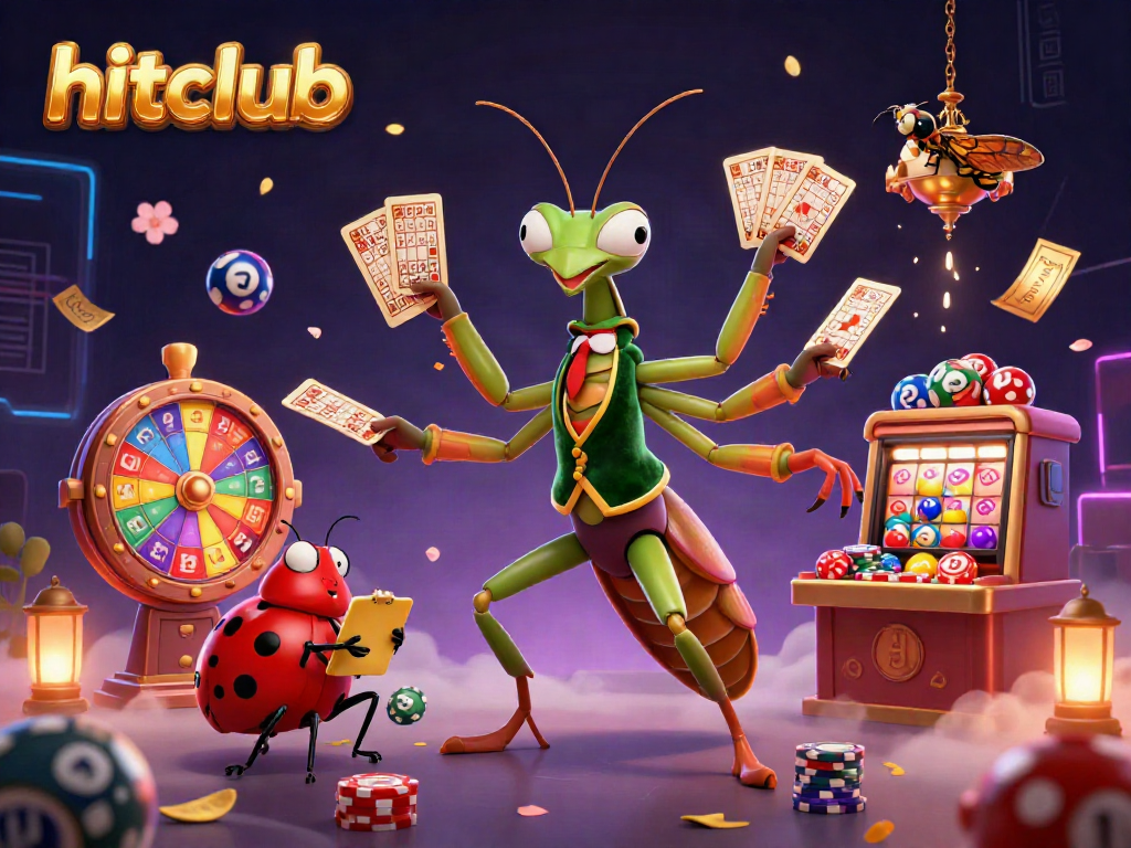 Experience exciting gameplay at hitclub with vibrant characters, dynamic lottery elements, and casino thrills.